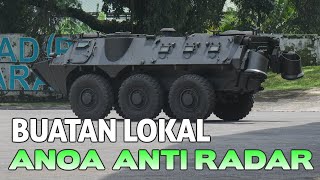 Mantap Pindad Lapisi ANOA Dengan Cat ANTI RADAR Buatan BRIN [upl. by Aniuqahs]