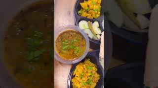 food indiancuisine tiffinservice foodie tiffinlunchbox indianfood lunch vegetarianthali [upl. by Drwde]