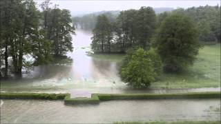 Hochwasser bei Talsperre Pirk und in Plauen Vogtland [upl. by Sutherland]