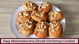 Easy Keto Melomakarona Greek Christmas Cookies Nut Free and Gluten Free [upl. by Udell]