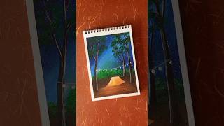 FOREST DREAMS acrylic painting shorts forest setisfying sagaramazingart [upl. by Elolcin]