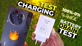 Tecno camon 30 battery drain test and charging test  Unexpected Results [upl. by Klump]