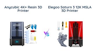 Anycubic Photon Mono 2 vs Elegoo Saturn 3  4K vs 12K MSLA 3D Printer Comparison 🌟🖨️ [upl. by Irrac504]