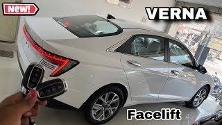 New Hyundai Verna FACELIFT 2024 Model  Price Features Interior amp Details  Verna Review [upl. by Aicilaf]