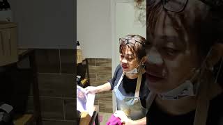 Icecream machine in nail salon😂 viralvideo funny prank [upl. by Bendicty]