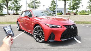 2022 Lexus IS 350 F Sport Start Up Exhaust Test Drive POV and Review [upl. by Deeyn736]