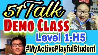 51TALK DEMO CLASS LEVEL 1 H5 MY ACTIVE amp PLAYFUL STUDENT [upl. by Jariah800]