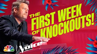 The Best Performances from the First Week of Knockouts  NBCs The Voice 2022 [upl. by Aruasor209]