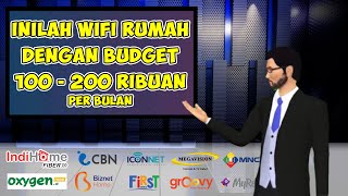 Wifi Rumahan dengan Harga 100  200 ribuan per bulan [upl. by Nwahsek]