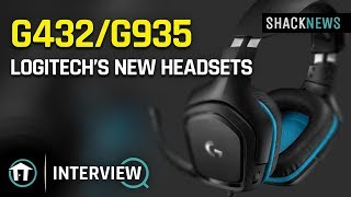 Exclusive Logitechs G432 and G935 Headset Lineup [upl. by Agata]