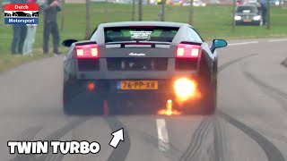 Modified Cars leaving Car Show  1250HP Gallardo Skyline 1000HP Turbo S Supra RS3 [upl. by Gaultiero880]