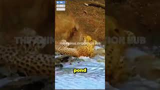 Wild Encounter Crocodile Hunts Cheetah in the Wild [upl. by Anerda718]