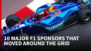 10 major F1 sponsors that moved around the grid [upl. by Krause]