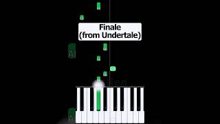 Undertale  Finale  Piano Tutorial [upl. by Hallsy33]