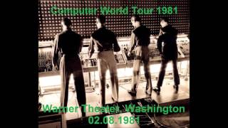 Kraftwerk  Live 02081981 at Warner Theater Washington US [upl. by Akiaki]