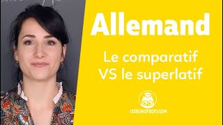 Le comparatif VS le superlatif  Allemand  Collège  Les Bons Profs [upl. by Milurd]