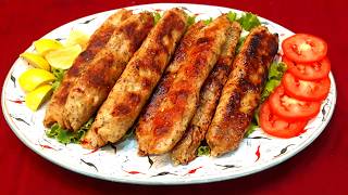 Chicken Seekh Kebab Recipe  Homemade Chicken Seekh Kabab  Chicken Kabab Recipes [upl. by Lorraine201]