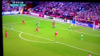 Balotellis first Liverpool goal [upl. by Lihcox]