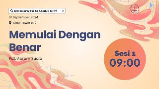 IBADAH ONLINE MINGGU  Sesi 1  0900 WIB  Minggu 1 September 2024 [upl. by Deehan]