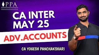 CA Inter May 2025 Advance Accounts  AS 26 Intangible Assets CA Yogesh Pancakshari [upl. by Natsyrk970]