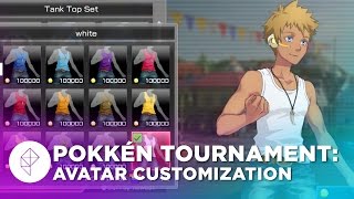 Pokkén Tournament Wii U Gameplay — Character Customization [upl. by Duwad]