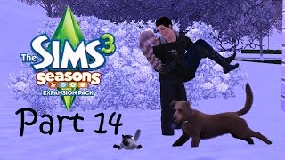 Lets Play the Sims 3 Seasons Part 14  Wintery Wedding [upl. by Lenehc]