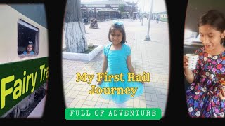 My First Rail Journey  Pari Fairy vlogs [upl. by Balling]