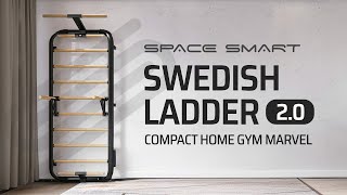 Compact Home Gym Marvel Discover the SpaceSmart Swedish Ladder 20 [upl. by Borchers111]