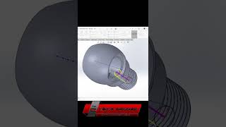 solidworks oil bolt design with round head solidworks viralshorts shorts engineering viral [upl. by Aridnere347]