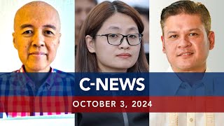 UNTV CNEWS  October 3 2024 [upl. by Suirauqed]