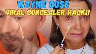 Wayne Goss Concealer Hack – does it work for over 50 [upl. by Holcomb]