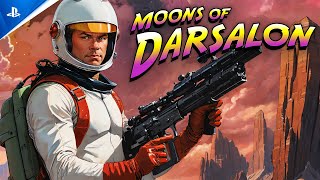 Moons of Darsalon  Release Date Trailer  PS5 amp PS4 Games [upl. by Tezile]