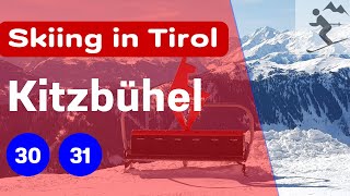 Kitzbühel 4K KitzSki fra Pengelstein nonstop til Gauxerstadl skihytte [upl. by Elahcim]