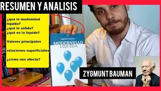 Modernidad líquida  Zygmunt Bauman RESUMEN Y EXPLICACIÓN [upl. by Johnsten13]