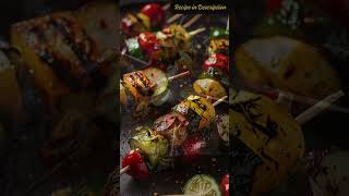 🍢🍆🌽🌿 How to Cook Grilled Vegetable Skewers 🌽 Grilled Vegetable Skewers Recipe 🍆 [upl. by Einattirb]