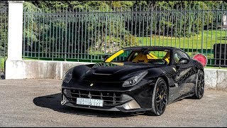 Loud Novitec Straight Piped Ferrari F12 in Geneva [upl. by Deena634]