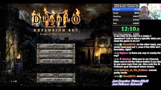 Diablo 2 LoD any RTA Speedrun Sorceress 12039 WR [upl. by Angeline]