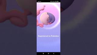 PoGo  Registered Musharna to Pokedex pogo newpokemon evolution musharna [upl. by Warrin]