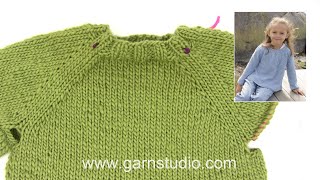 How to knit a jumper top down [upl. by Lizzy]