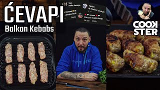 Cevapi Kakve do Sad Niste Probali  Balkan Kebabs Recipe ♨️  Cookster [upl. by Ojahtnamas]