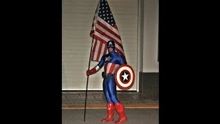 Tutorial cool CAPITAN AMÉRICA cosplay ve [upl. by Llenrub]