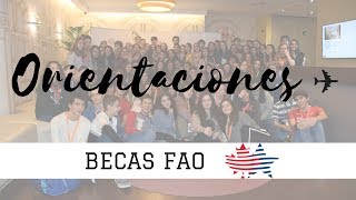 Vlog ORIENTACIONES  BECAS FAO [upl. by Favin]