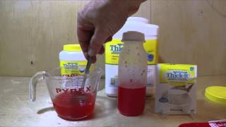 How to Thicken Liquids and Test How Thick the Liquid Has Become [upl. by Tanah]