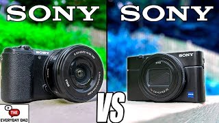 Sony A5100 VS Sony RX100 VI Does Expensive Mean Better [upl. by Atiroc]