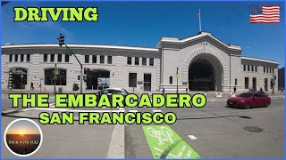 DRIVING through The EMBARCADERO SAN FRANCISCO [upl. by Calen611]