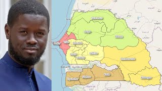 Le Président du Sénégal Bassirou Diomaye Faye est Fan des cartes géographiques [upl. by Asenad502]