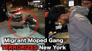 Migrant Moped Gang ATTACKS New Yorkers [upl. by Winifred739]