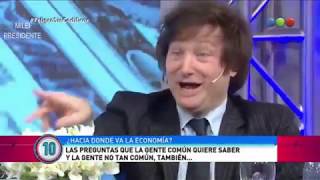 Javier Milei la rompe en Peligro Sin Codificar 290918 [upl. by Iderf]