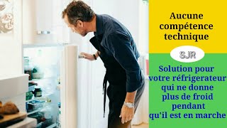 Comment réparer un frigo qui ne fait plus de froid mais la lumière sallume [upl. by Mikaela571]