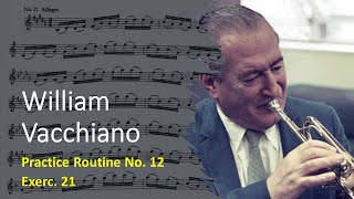 TRUMPET DAILY ROUTINES William Vacchiano Practice Routine 12 [upl. by Glynn]